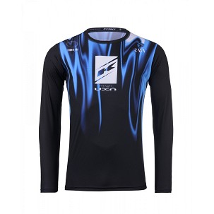 KENNY RACING MAJICA CROSS/ENDURO MODEL TRACK RAW SMOKE BOJA CRNA/PLAVA/BELA VELIČINA XXL