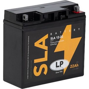 LANDPORT AKUMULATOR SLA12-22 (MS SLA 12-22) 12V/22AH SEALED BMW (+4AH) 180X75X165 BEZ ODRŽAVANJA - ZALANY (2)