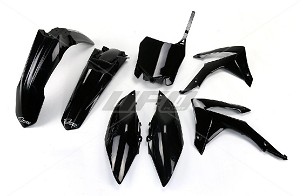 UFO KOMPLET PLASTIKE HONDA CRF 450R '13-'16, CRF 250R '14-'17 BOJA CRNA (HO116E001)