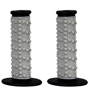 SCAR RACING RUČKE OFF-ROAD (22+25MM) SA WYPUSTKAMI DVOKOMPONENTNE BOJA SIVA/CRNA