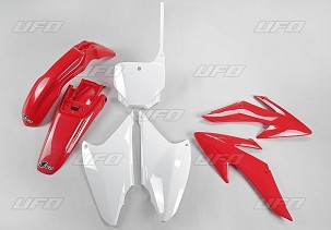 UFO KOMPLET PLASTIKE HONDA CRF 230 '08-'14 BOJA OEM (CRVENA/BELA) (HO117E999)