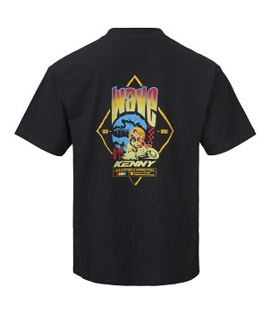 KENNY RACING MAJICA T-SHIRT WAVE OVERSIZE BLACK BOJA CRNA VELIČINA M