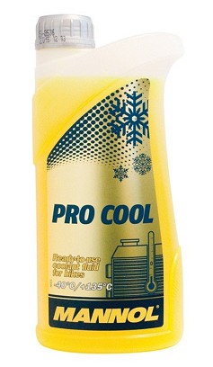 MANNOL TEČNOST ZA HLADNJAKA PRO COOL 1L MOTOCIKLISTIČKI (-40ST.C/+135ST.C) GOTOWY ZA UPOTREBE (960)