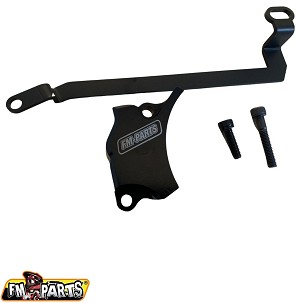 FM-PARTS ŠTITNIK POMOĆNOG CILINDRA KVAČILA/CILINDRA KVAČILA KTM 250/300/350/450 '17-'23 BOJA CRNA