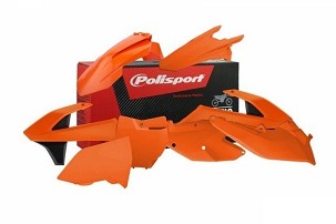 POLISPORT RASPRODAJA KOMPLET PLASTIKE KTM SX/SX-F '16-'18W SETU TABLICA PREDNJA (8664900001) BOJA NARANDŽASTA