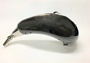 PROMX CARBON VELIKA ŠTITNIK DIFUZORA STANDARD (OEM) 2T KTM EXC 250/300 TBI '24-, SX 250/300 '23-, HUSQVARNA TE 250/300 TBI '24-, TC 250/300 '23-
