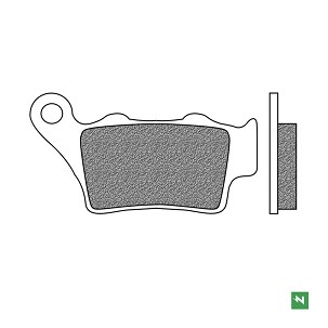 NEWFREN PLOČICE KOČIONE ZADNJI KH208 / 213 (DIRT SINTER) OFF ROAD