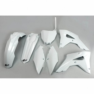 UFO KOMPLET PLASTIKE HONDA CRF 250RX '19-21, CRF 450RX '17-20, BOJA BELA (HO120E041)