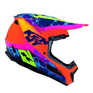 KENNY RACING KACIGA CROSS/ENDURO PERFORMANCE ERT GRAPHIC + SOCAL BOJA NARANDŽASTA/PLAVA VELIČINA L