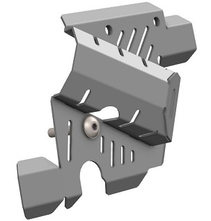 CROSSPRO RASPRODAJA ČELIČNA ŠTITNIK PUMPE VODE DUCATI DESERT X '22 - BOJA SREBRNA