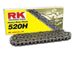 RK LANAC POGONSKI 520H-110 SPOJNICA (CL) U SETU BOJA STANDARD (ZAPREMINA: ZA 250 CCM) (34,3 KN)