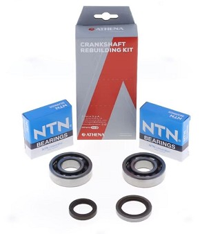 ATHENA LEŽAJEVI VRATILA KOLENASTOG SA SEMERINZIMA (KOMPLET) BETA RR 125 / 200 '18-'24, RR 125 RACING '19-'22, RR 200 RACING '21-'22 (MADE IN JAPAN NTN)