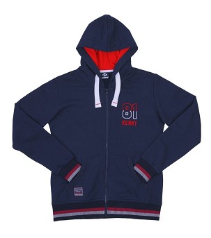 KENNY RACING DUKSERICA SA KAPTUREM ŽENSKA SUZUKA BOJA PLAVA/CRVENA VELIČINA M