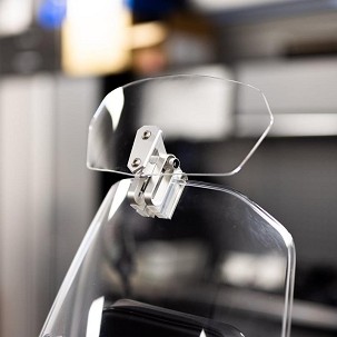 OXFORD WINDSHIELD DEFLEKTOR PODESIVI NA VIZIR PROVIDNI (CLEAR) 260 x 125MM