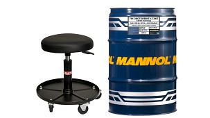 MANNOL ULJE MOTORNO 4T PLUS 10U40 POLUSINTETIČKO (API SL, JASO MA/MA2) (7202) - BURE 60L SET PROMOTIVNY SA SA STOLICOM WARKOM.ATOWYM BIKETEC