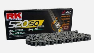 RK LANAC POGONSKI 520SO-112 (O-RING) ZAKIVAK (CLF) U SETU BOJA STANDARD (ZAPREMINA: ZA 400 CCM) (30,5 KN)