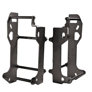 CROSSPRO ŠTITNIK HLADNJAKA ALUMINIJUMSKA MODEL LIGHT: KTM SX/SXF/XC/XCF '11-'14, EXC 250/300 '12-'16, HUSQVARNA TC/TE/FC '14-'16 , HUSABERG TE '12-'13 BOJA CRNA ANODIRANI