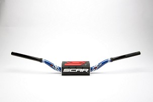 SCAR RACING VOLAN 28,6MM MODEL VILLOPOTO/STEWART BOJA NIEBIESK/CRNA SUNĐER BOJA CRNA/BELA