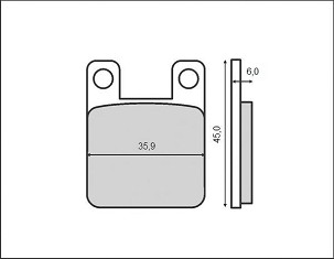 BRENTA PLOČICE KOČIONE KH115 (ORGANIC)