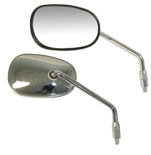 EMGO RETROVIZOR KAWASAKI VN 900 VULCAN CLASSIC '14-'18 LEVO (OEM: 56001-0282) HROMIRANE (TIP ORIGINALA) (HOMOLOGACIJA)