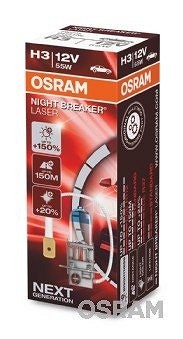 OSRAM SIJALICA H3 12V 55W, PK22S NIGHTBREAKERLASER - 1 KOMAD