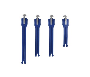 LEATT SET KAIŠEVA ZA ČIZAMA CROSS GPX 5.5 FLEXLOCK STRAP KIT BLUE BOJA TAMNOPLAVA (REZERVNI DELOVI)