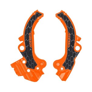 ACERBIS X-GRIP zaštite rama KTM SX 65 '24-'26, GAS GAS MC 65 '24-'26, HUSQVARNA TC 65 '24'-26 boja narandžasta / crna