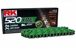 RK LANAC POGONSKI MM520XRE-120(XW-RING) ZAKIVAK (CLF) U SETU BOJA ZELENA (ZAPREMINA: ZA 800 CCM) (36,5 KN)