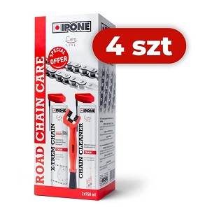 IPONE ROAD CHAIN CARE SET ZA ČIŠĆENJE I SMAROWANIA LANCA (2 X 750ML) SA ČETKICOM (CARELINE) (AKC) (4) KARTON 4 KOMADA
