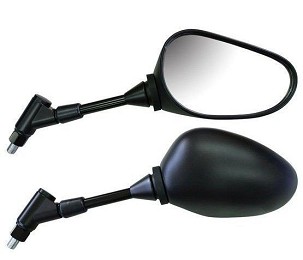 EMGO RETROVIZOR YAMAHA XJ6 N '09-'16, FZ8 N '10-'15 DESNO (OEM: 20S-26280-10) BOJA CRNA (TIP ORIGINALA) (HOMOLOGACIJA)