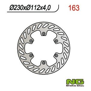 NG DISK KOČIONI PREDNJI YAMAHA DT 50R 00-02 (230X112MM) (230x112x4)