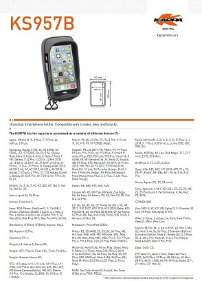 KAPPA TORBA NA GPS / SMARTPHONE IPHONE X/8/7/6S/PLUS, SAMSUNG GALAXY S6/S7/S8/S9 / EDGE SA MONTAŽOM NA VOLAN I RETROVIZOR - POGLEDAJ DODATNI OPIS - RASPRODAJA