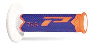 PROGRIP RUČKE PG788 OFF ROAD (22+25MM, DUŽ.115MM) BOJA NARANDŽASTA FLUO/PLAVA/BELA (TROKOMPONENTNE) (788-284) - RASPRODAJA