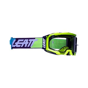 LEATT NAOČARE VELOCITY 5.5 GOGGLE NEON YELLOW LIGHT GREY 58% - BOJA ŽUTA FLUO/CRNA/PLAVA VIZIR DYMIONE OGLEDALO SIVA