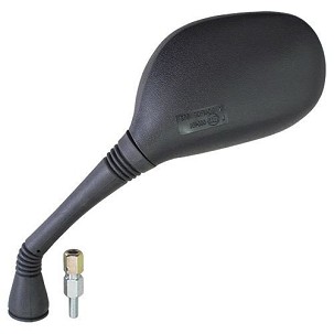 EMGO RETROVIZOR YAMAHA XC 125 '04-'12 LEVO (OEM: 5ML-F6280-00/10/11/12) BOJA CRNA (TIP ORIGINALA) (HOMOLOGACIJA)