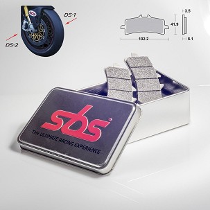 SBS KOČIONE PLOČICE KH447 RACING DUAL SINTER BOJA ZLATNA DISK LEVI PREDNJE KAWASAKI / SUZUKI / DUCATI / MV AUGUSTA PREDNJE (KORISTITI SA 841DS-2) (VIDI DODATNI OPIS), (PO PORUDŽBINI - bok@olekmotocykle.pl)