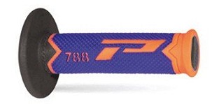 PROGRIP RUČKE PG788 OFF ROAD (22+25MM, DUŽ.115MM) BOJA NARANDŽASTA FLUO/PLAVA/CRNA (TROKOMPONENTNE) (788-283)