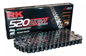 RK LANAC POGONSKI 520ZXW-120 (XW-RING) ZAKIVAK (CLF) U SETU BOJA STANDARD (ZAPREMINA: ZA 1200 CCM) (42 KN)