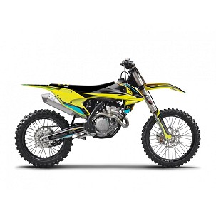 BLACKBIRD KOMPLET NALEPNICA (FOLIJA) + NAVLAKA PRESVLAKA NA SEDIŠTE KTM SX/SX-F '16-'18, EXC/EXC-F '17-'19 STEALTH