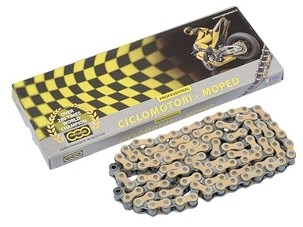 REGINA LANAC POGONSKI 420OROY (116 KARIKA) STREET ZA 110 CCM ZLATNA (124OROY/1021) (BEZ O-PRSTENOVA)