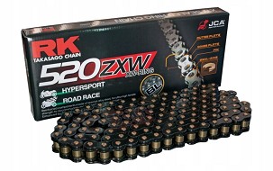 RK LANAC POGONSKI BL520ZXW-120 (XW-RING) ZAKIVAK (CLF) U SETU BOJA CRNA (ZAPREMINA: ZA 1200 CCM) (42 KN)