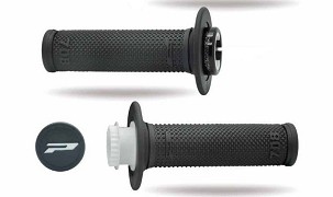 PROGRIP RUČKE PG708 OFF ROAD SA BLOKADOM SCS LOCK-ON + 7 ADAPTERA ROLGAZU (22+25MM) BOJA CRNA DVOKOMPONENTNE DUŽ. 115MM (708-403)