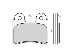 BRENTA PLOČICE KOČIONE KH303 (ORGANIC)