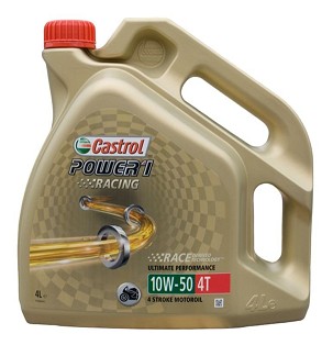 CASTROL POWER 1 RACING 4T 10U50 4L 100% SINTETIKA (15048E)