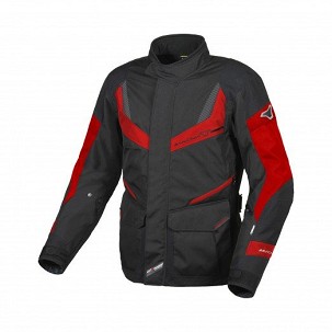MACNA RASPRODAJA JAKNA RANCHER MOTORCYCLE JACKET BLACK/RED BOJA CRNA/CRVENA VELIČINA XL