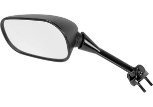 EMGO RETROVIZOR KAWASAKI EX 650 R NINJA '06-'08 LEVO (OEM: 56001-0043) BOJA CRNA (TIP ORIGINALA) (HOMOLOGACIJA)