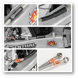 MOTO-MASTER PROMOCIJA CREVO KOČIONI SA ČELIČNOM OPLETOM ZADNJI FANTIC XE/XEF, YAMAHA YZ/YZF/WR/WRF 250\450 '08-'19 (POGLEDAJ OPIS TOWARU)