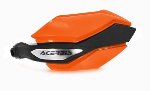 ACERBIS ARGON štitnici za ruke HONDA XL 750 TRANSALP '23-'25, ADV 350 '22-'25, TRIUMPH TIGER 660 SPORT '22-'24, TIGER 900 GT / RALLY '20-25, ZONTES ZT 310 T1 / T2 '21-'23, ZT 350 T1 / T2 '22-'23 boja narandžasta / crna