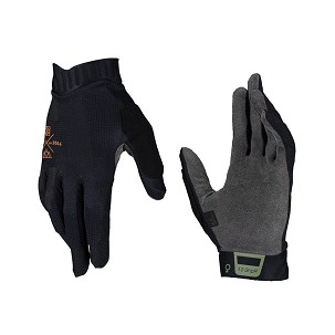 LEATT RUKAVICE BICIKLISTIČKE (ŽENSKE) MTB 1.0 GRIPR WOMEN GLOVE STEALTH BOJA CRNA VELIČINA S