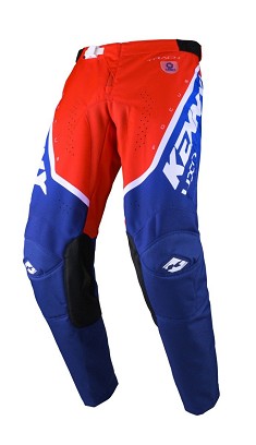 KENNY RACING PANTALONE CROSS/ENDURO MODEL TRACK FOCUS KID/JUNIOR PATRIOT BOJA PLAVA/CRVENA/BELA VELIČINA 22 (6 LAT)